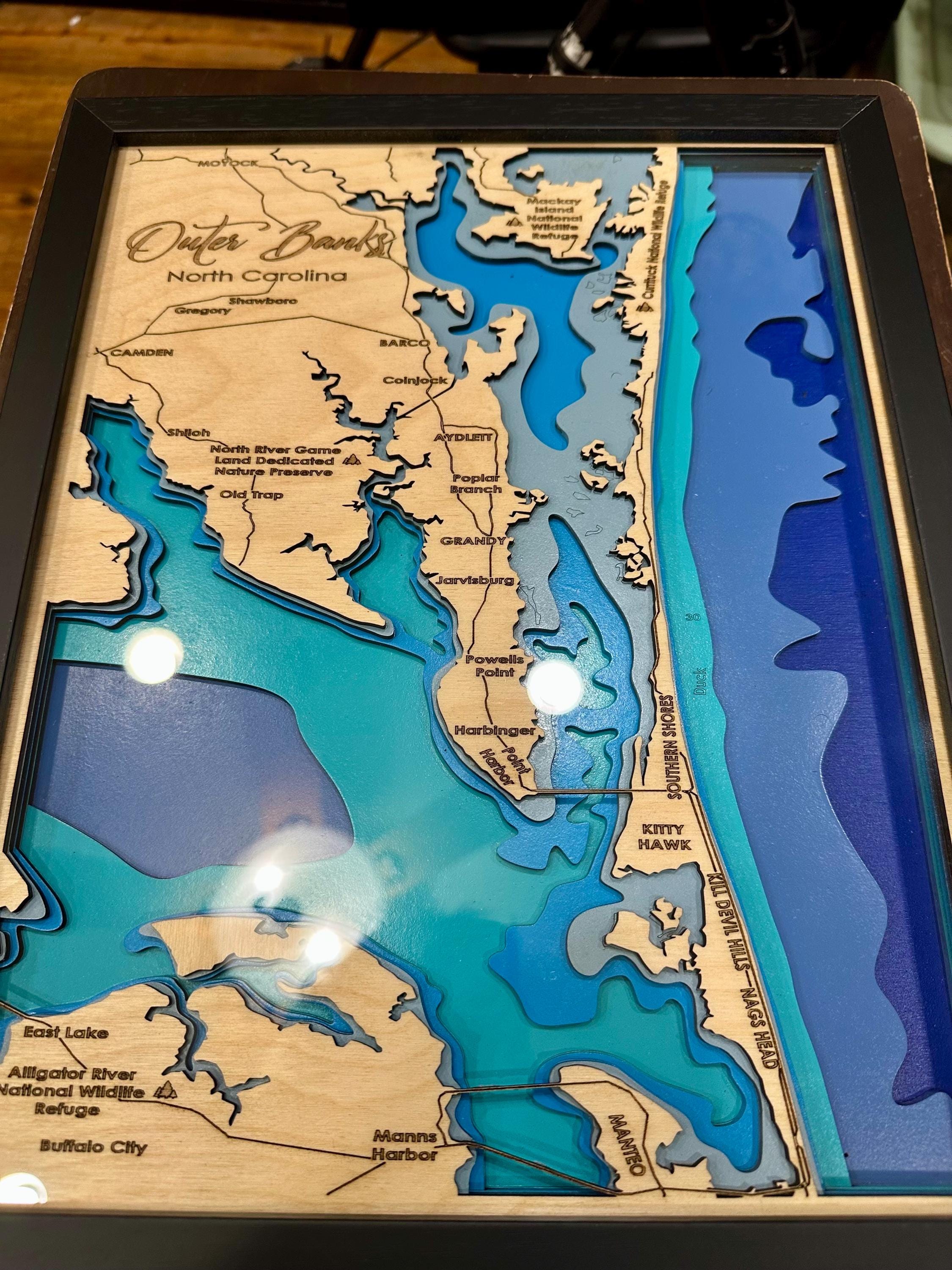 Northern OuterBanks 3D map