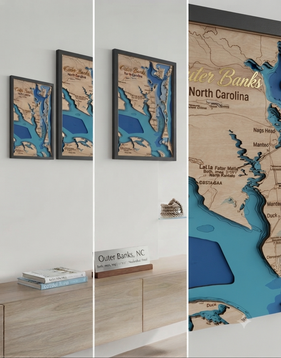 Northern OuterBanks 3D map