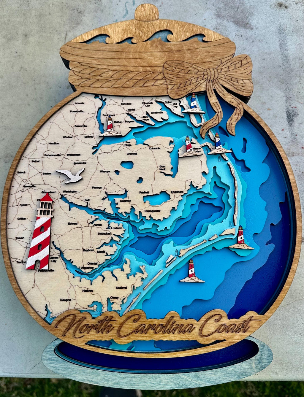 Outer Banks Bathymetric Map