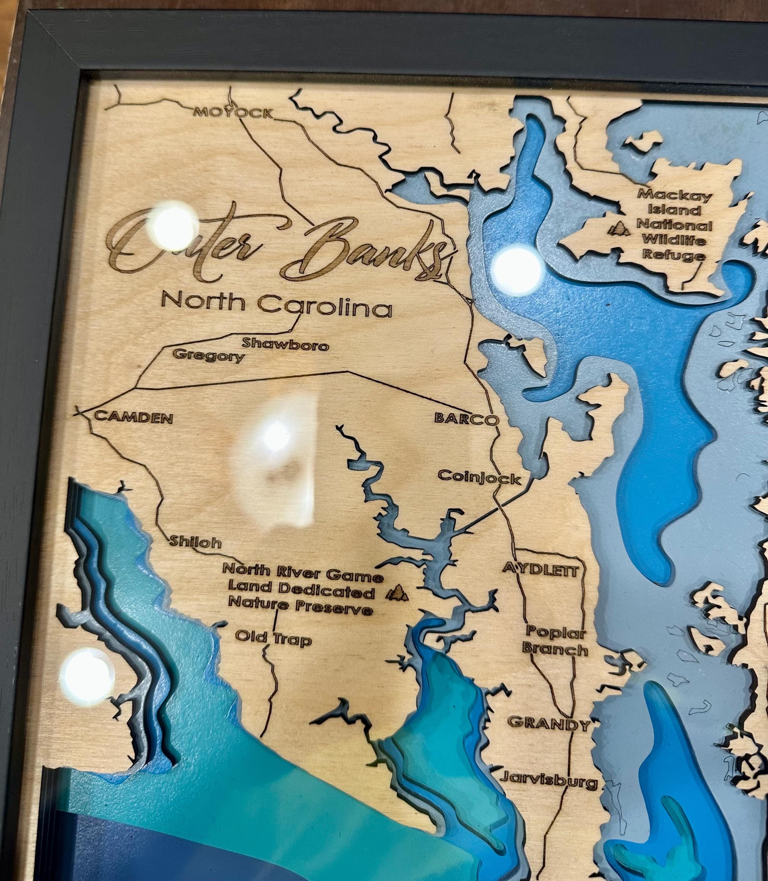 Northern OuterBanks 3D map