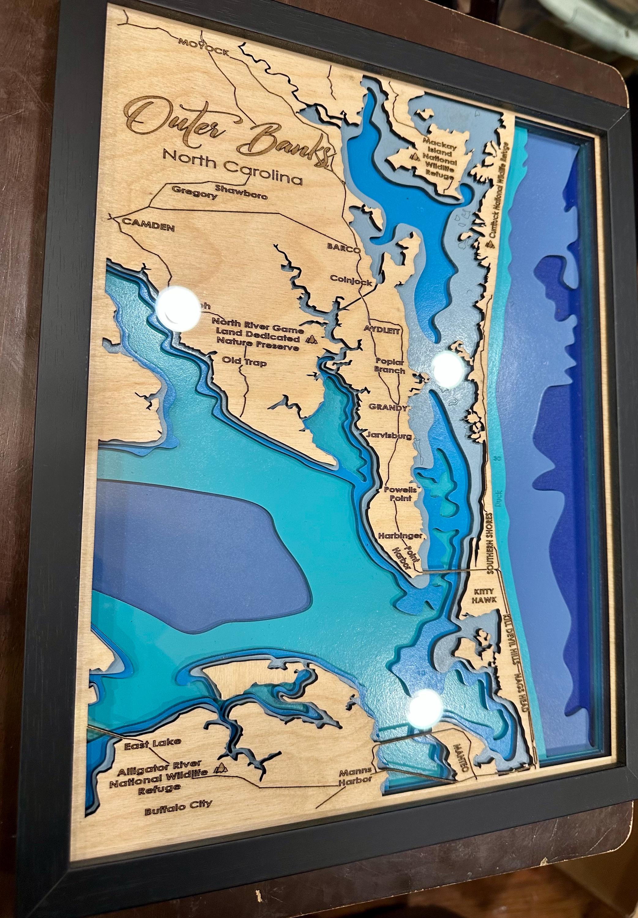 Northern OuterBanks 3D map