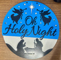 Oh Holy Night Nativity Sign