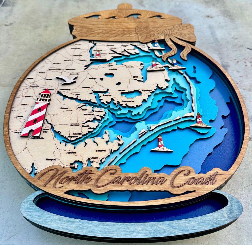 Outer Banks Bathymetric Map