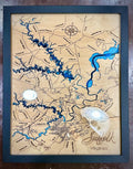 Suffolk VA 3D Bathymetric map