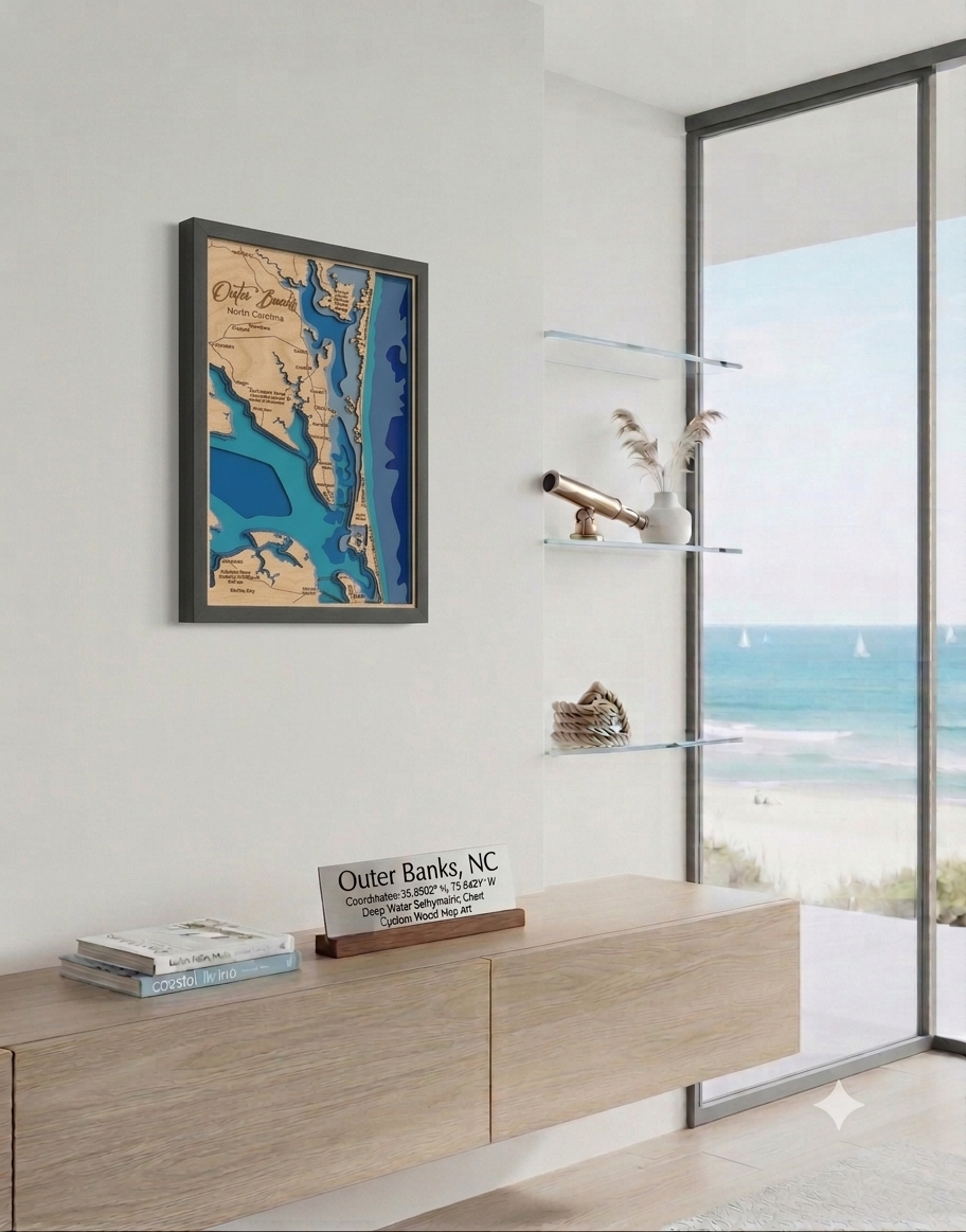 Northern OuterBanks 3D map