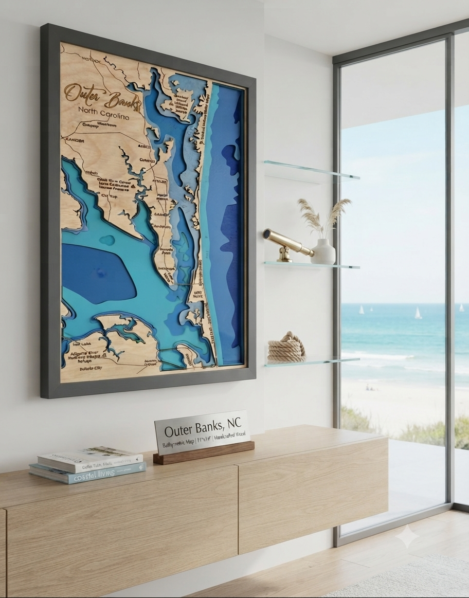 Northern OuterBanks 3D map