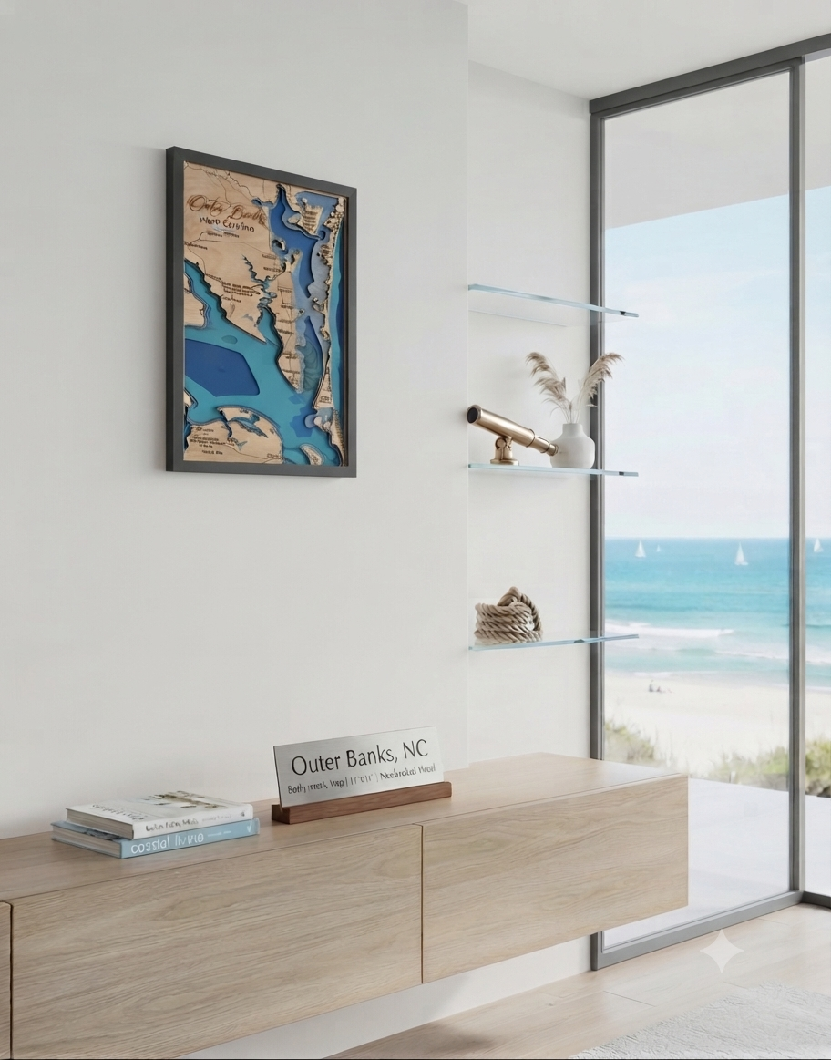 Northern OuterBanks 3D map