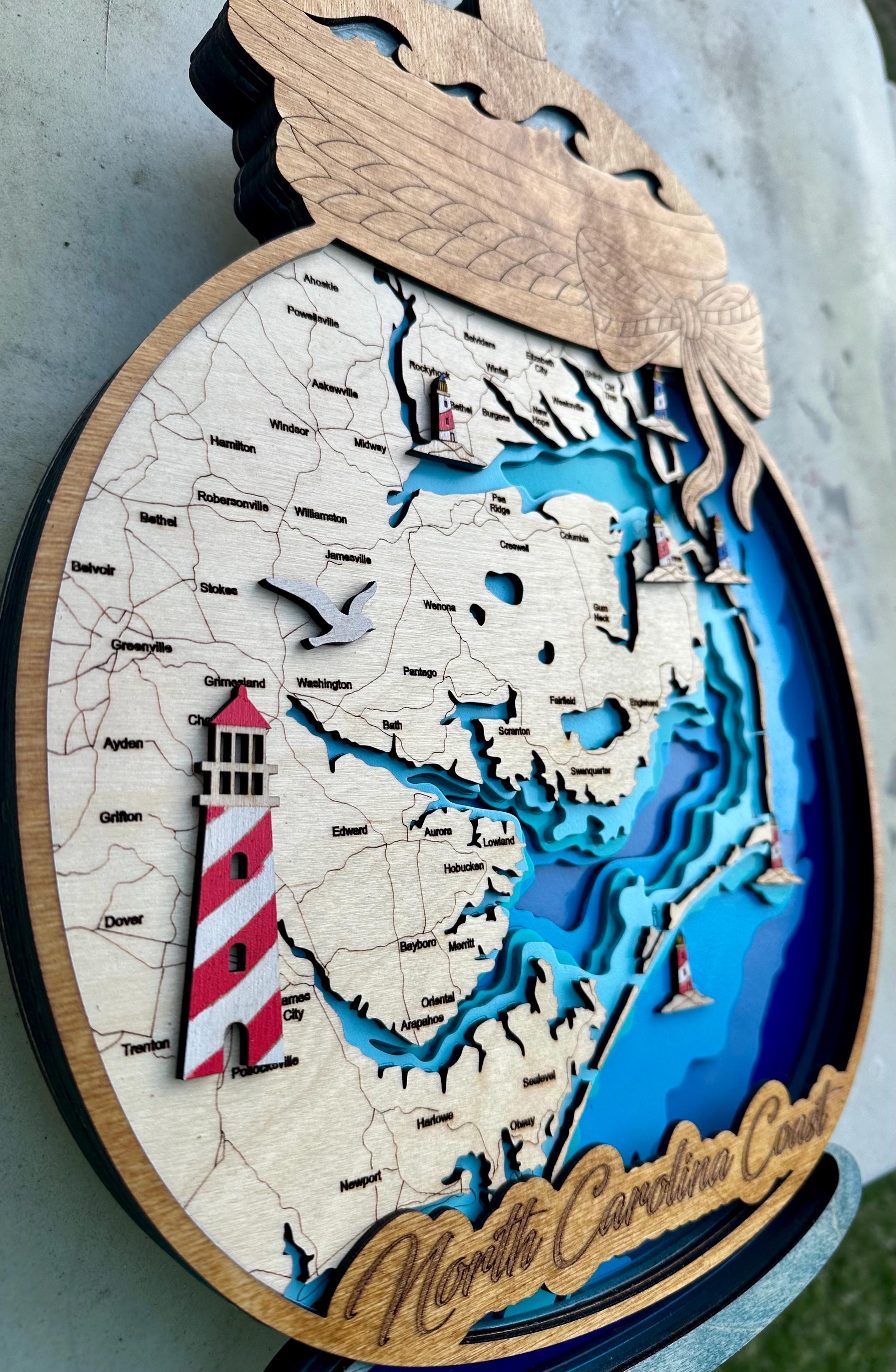 Outer Banks Bathymetric Map