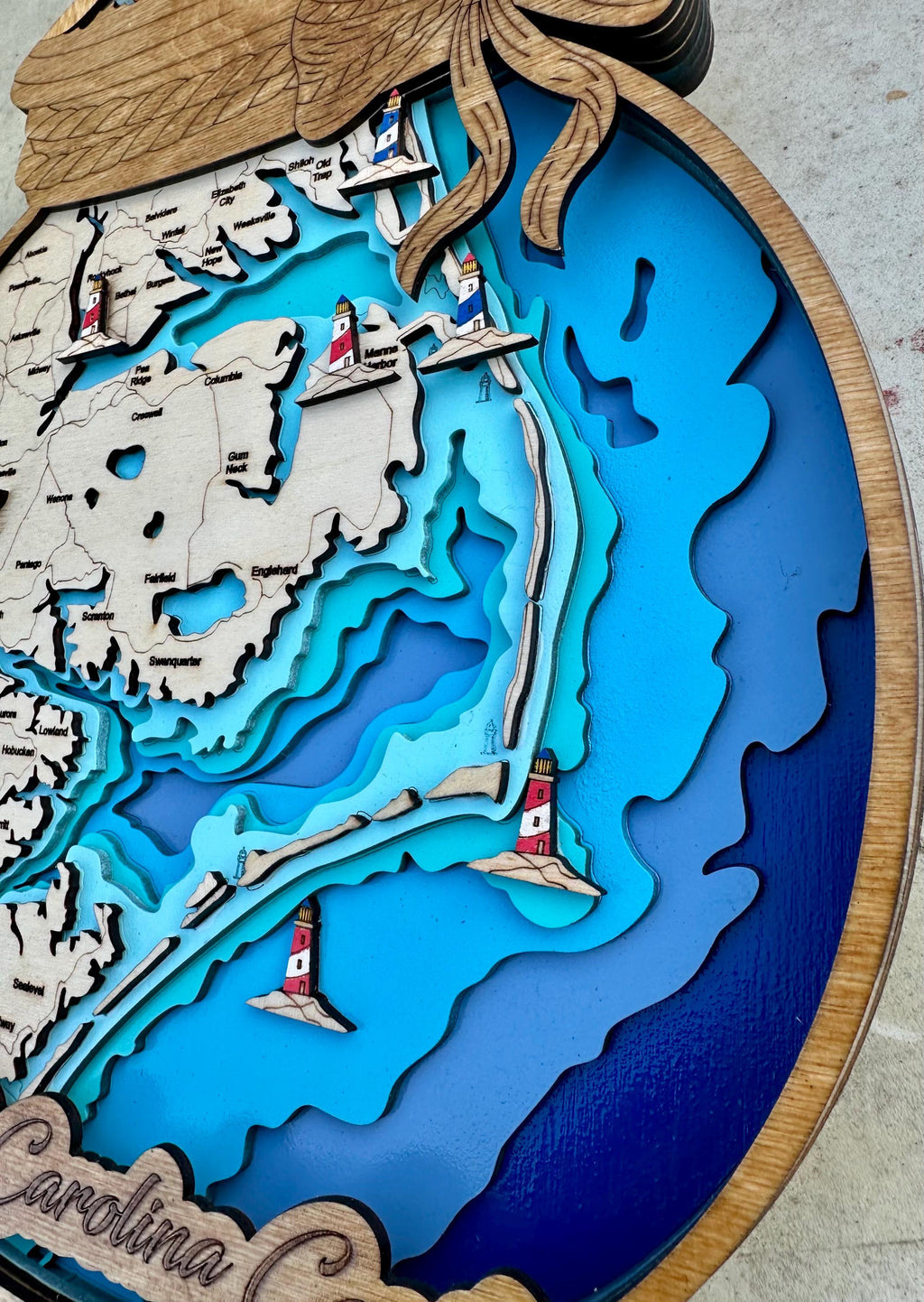 Outer Banks Bathymetric Map