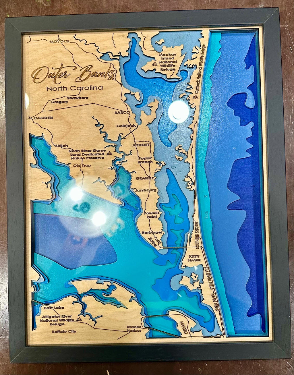 Northern OuterBanks 3D map