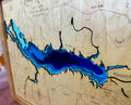 Roanoke Rapids Lake 3D Bathmetric Map