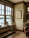 Suffolk Virginia 3D bathymetric wood map in a Sapele frame
