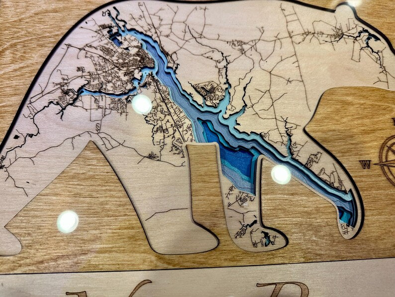 New Bern map close-up