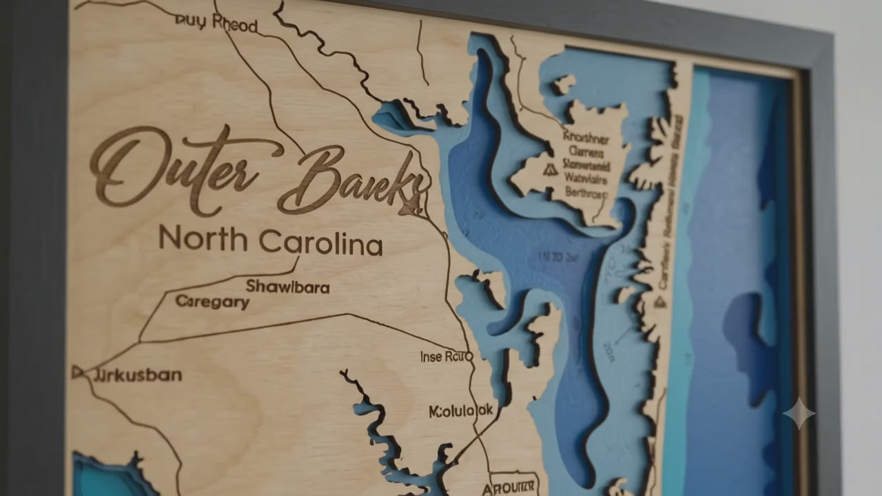Northern OuterBanks 3D map
