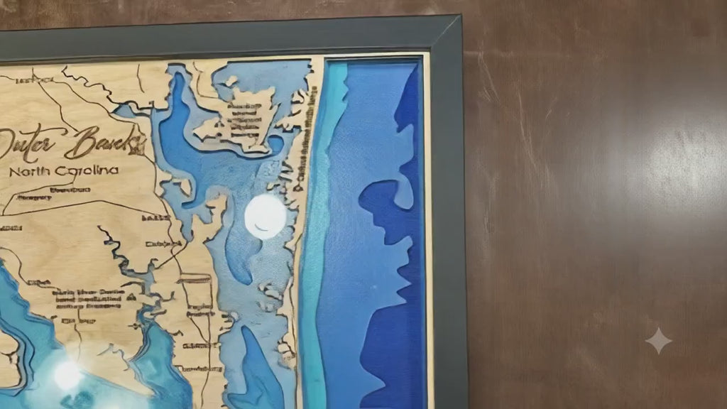 Northern OuterBanks 3D map
